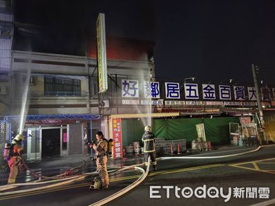 快訊／台南民宅3F神明廳竄火！火舌延燒隔壁戶　6人清晨出逃