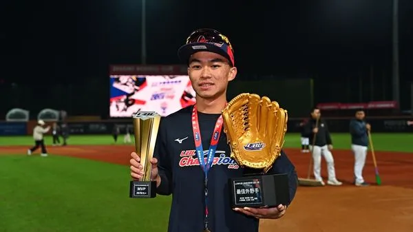 ▲輔仁大學林廷之獲選最有價值球員。（圖／大專體總提供）