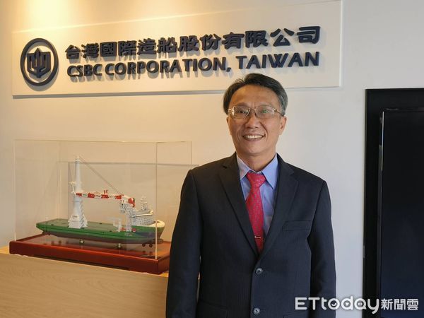 ▲台船總經理蔡坤宗。（圖／記者張佩芬攝）