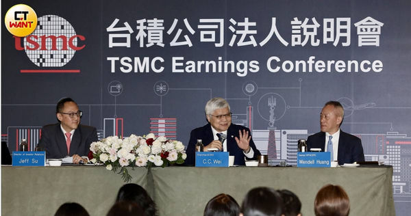 台積電16日法說會公布2024年自結損益，獲利達1.17兆元相當亮麗。（圖／方萬民攝）