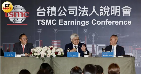 台積電16日法說會公布2024年自結損益，獲利達1.17兆元相當亮麗。（圖／方萬民攝）