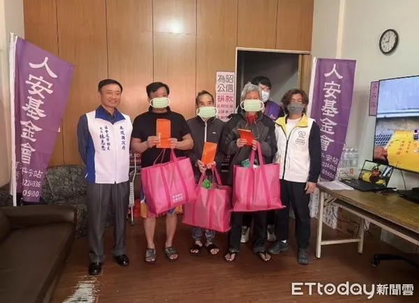 ▲南投縣政府於春節前夕關懷遊民。（圖／南投縣政府提供，下同）