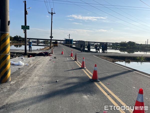 ▲▼宜蘭冬山鄉三香路與三中路口車禍，騎士死亡。（圖／記者游芳男翻攝）