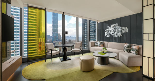 ▲台北W飯店今（20日）公布405間客房「微整形」新樣貌。（圖／台北W飯店提供）