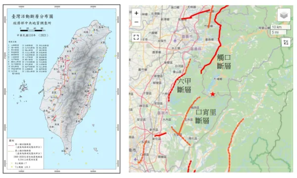 ▲▼0121嘉義大埔6.4地震。（圖／中央氣象署）