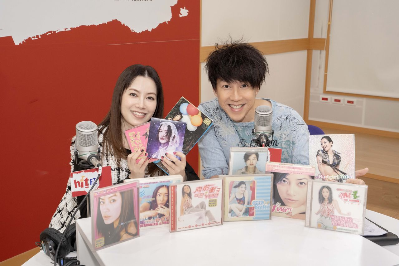 ▲▼徐懷鈺上電台。（圖／Hit Fm聯播網提供）