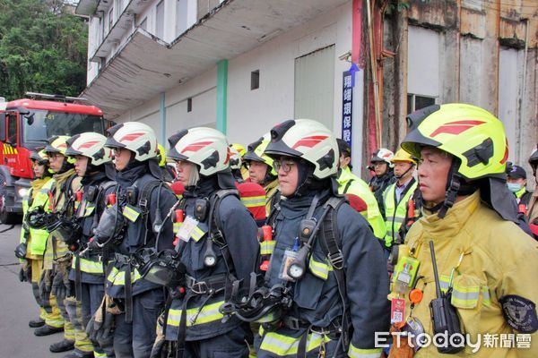 ▲基隆消防局春安演習 展現高科技救災能力。（圖／記者郭世賢翻攝）