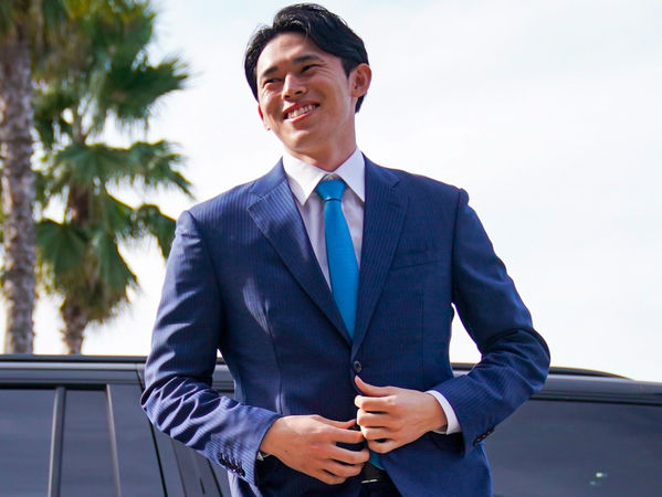 ▲▼  佐佐木朗希加盟道奇記者會           。（圖／達志影像／美聯社）