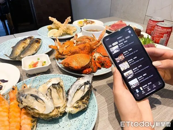 ▲「來美食APP」春節期間推出淘金刮刮樂，最高可刮中8888元餐飲抵用金。（圖／漢來美食提供））