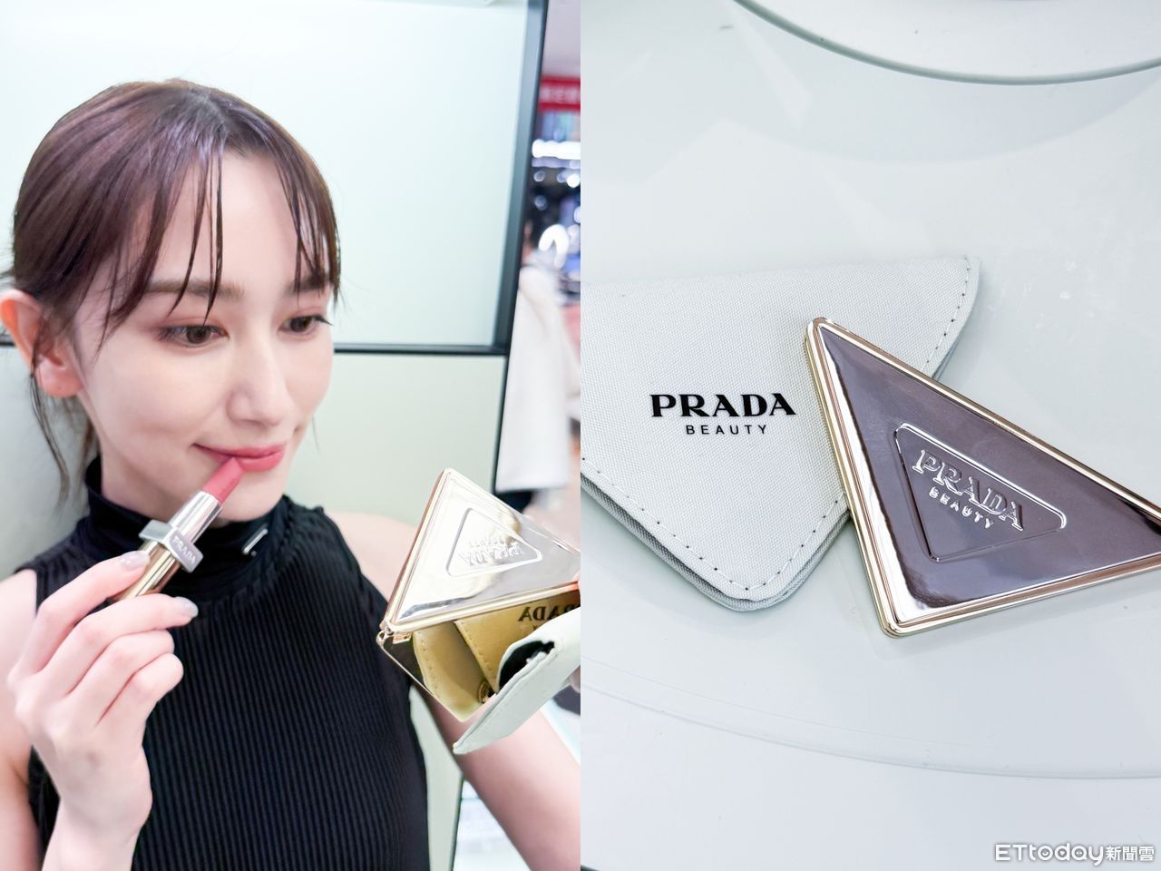 PRADA BEAUTY,潤唇膏,黛珂,彩妝,唇膏,。（圖／記者李薇攝、品牌提供）
