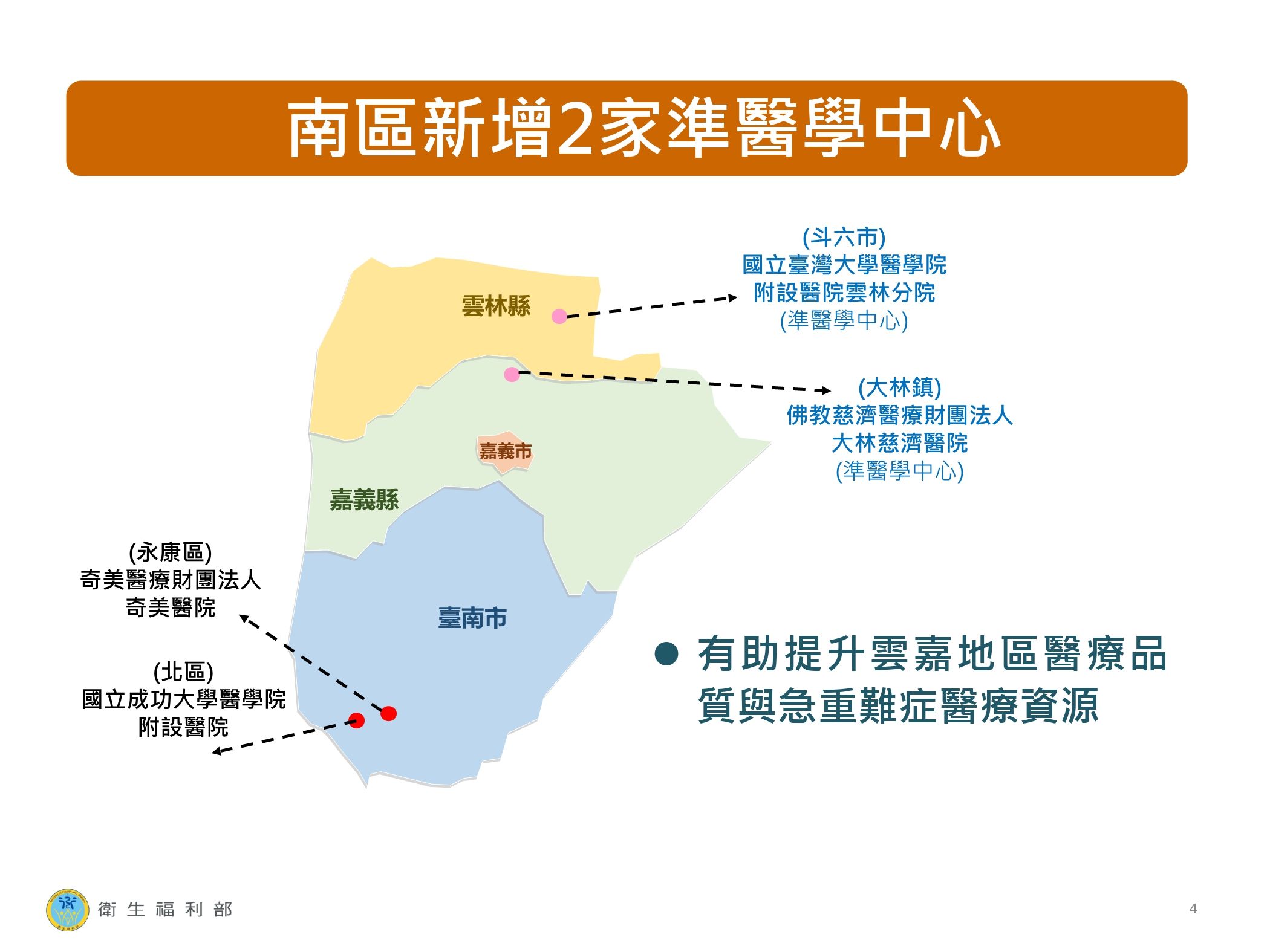 ▲▼衛福部公布中南部醫院評鑑結果。（圖／衛福部提供）