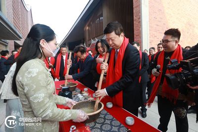 宋濤赴廣東福建慰問台商　陳玉珍到場共賀新春