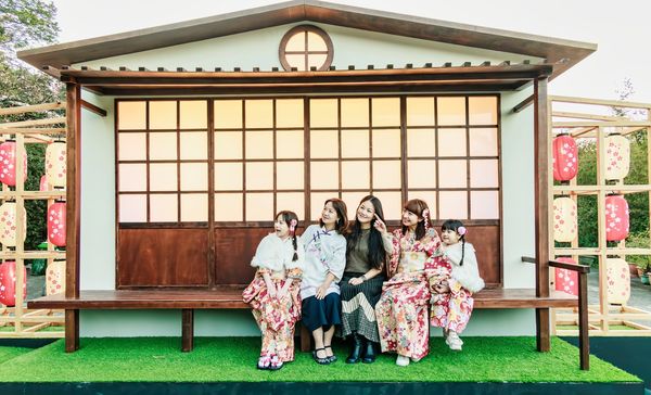 ▲淡水天元宮「2025花見櫻花季」。（圖／新北市景觀處提供）