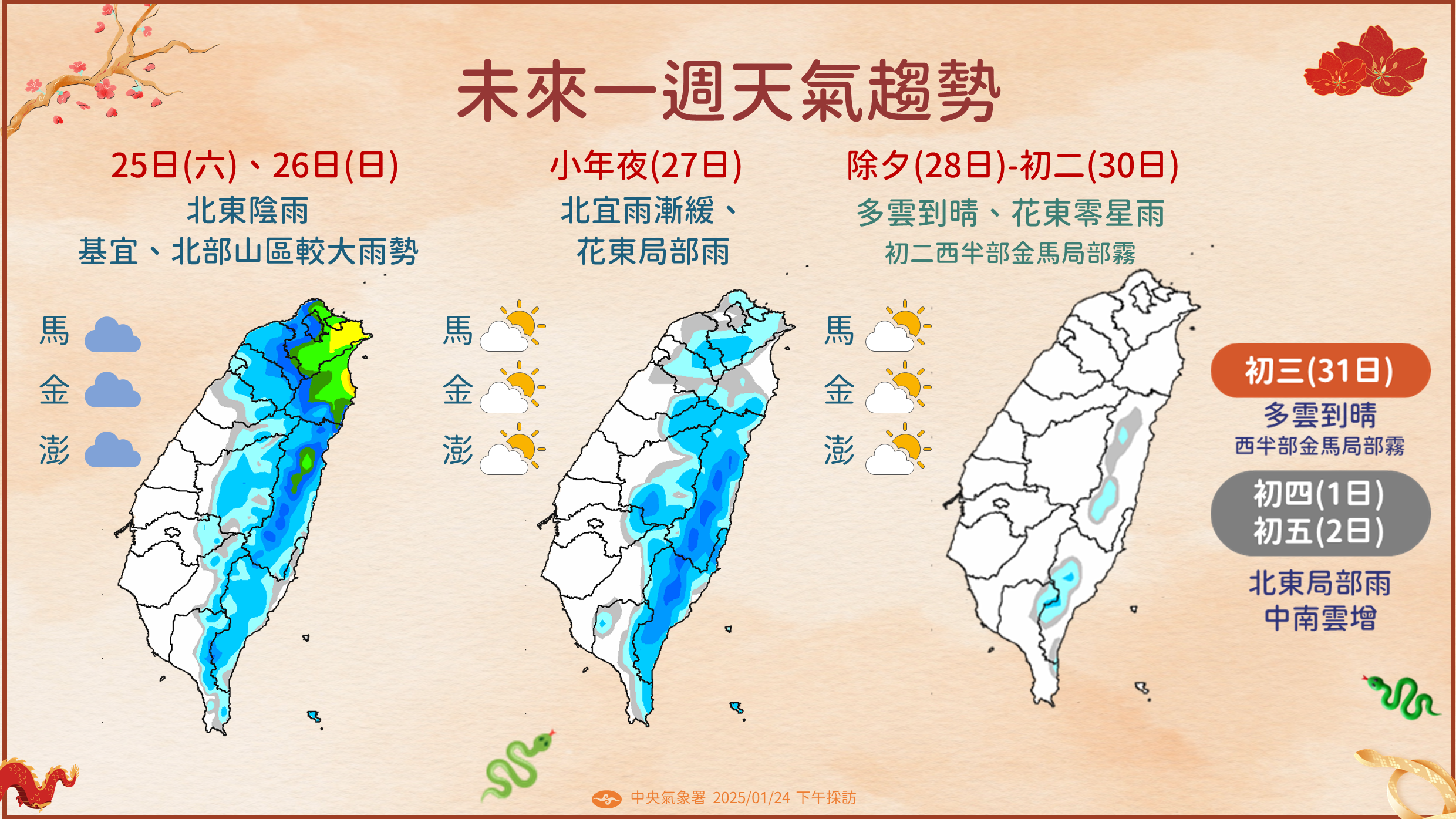 ▲▼天氣趨勢。（圖／氣象署提供）