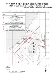 連假首日　國軍偵獲36架次共機艦、2空飄氣球擾台