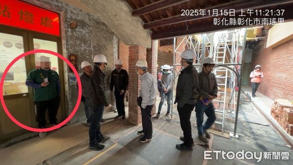 ▲▼     彰化透天厝火警死者是南瑤宮修繕工人        。（圖／市公所寺廟室主任盧建州提供）