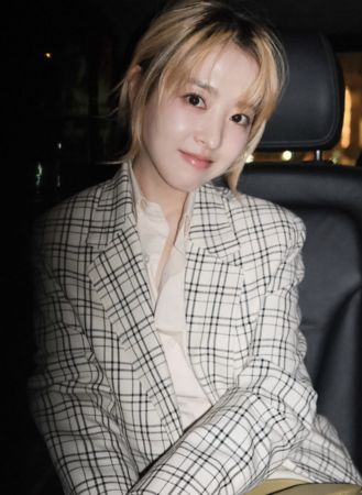 ▲▼朴寶英真的染成金髮！出道19年罕見「前衛挑染」　激美自拍照曝光。（圖／翻攝自朴寶英IG）