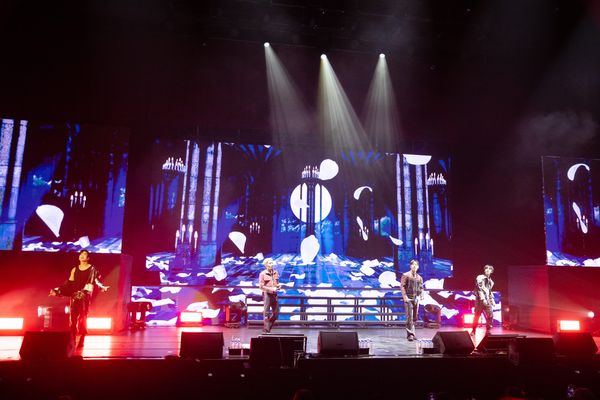 ▲▼ 連續兩天見台粉！B.A.P嘴甜喊回「老家」台灣　劉永才尖叫聲較小吃醋了。（圖／SHOW Office提供）