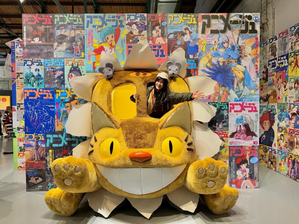 ▲Animage雜誌與吉卜力展。（圖／記者胡至欣攝）