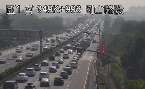 ▲▼國道岡山車禍             。（圖／翻攝國道1968）