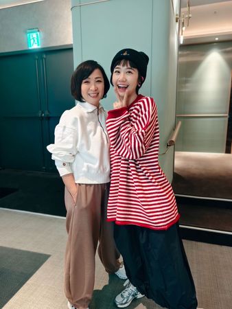 ▲寶媽出席《交換禮物》包場特映，LULU也是座上賓。（圖／寬魚國際提供）