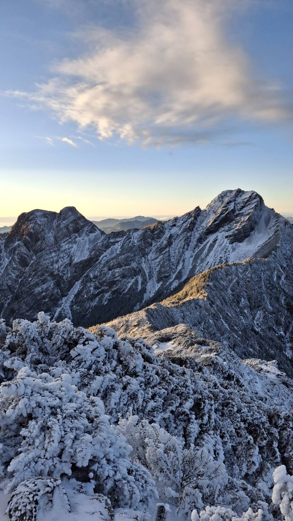 ▲▼玉山創近10年最低溫。（圖／氣象署提供）