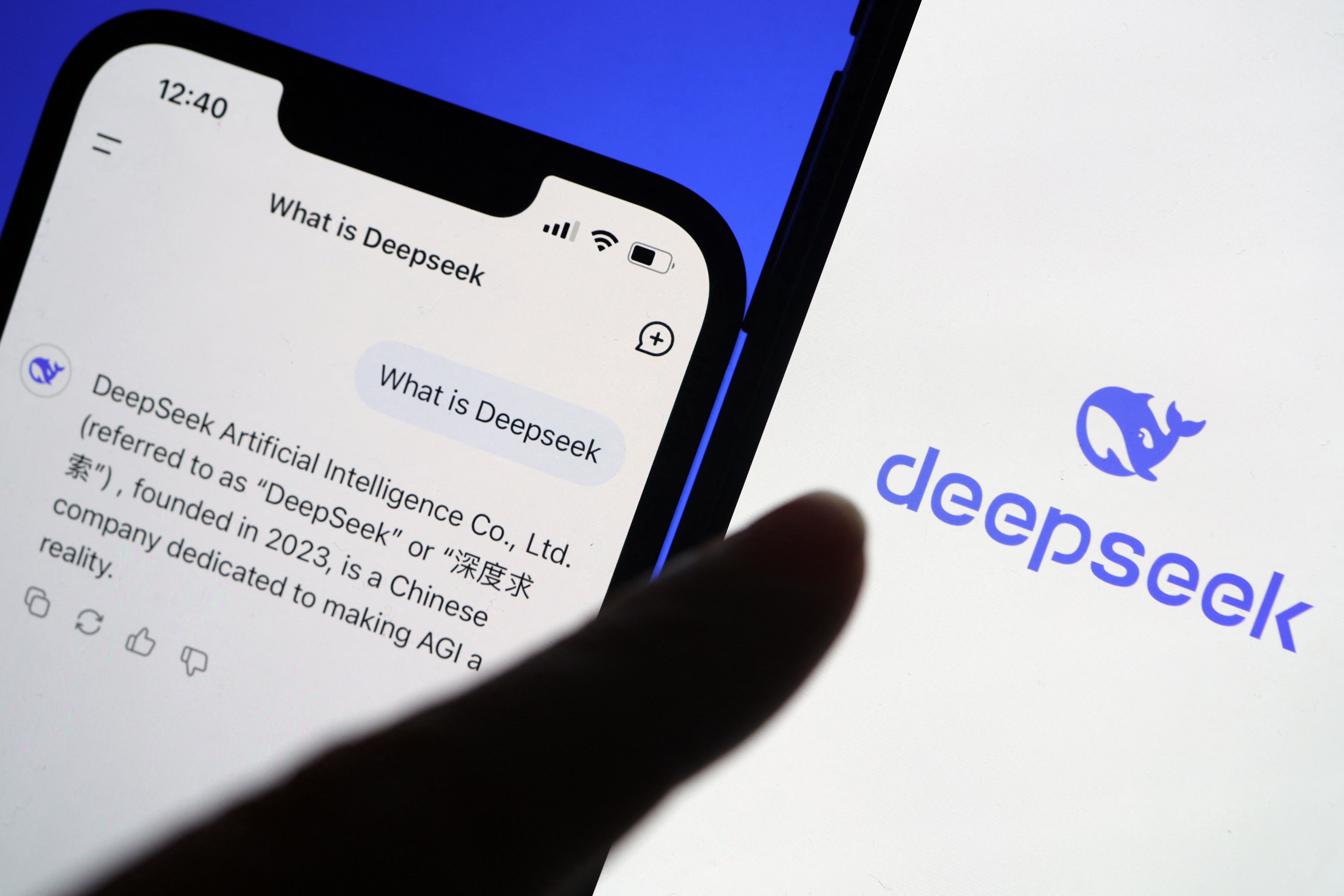 ▲▼中國AI新創公司DeepSeek（深度求索）推出新AI模型DeepSeek R1。（圖／路透）