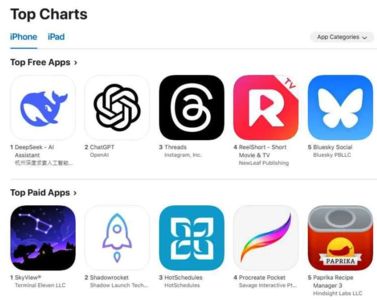 登頂美國APP排行榜！陸DeepSeek大模型強在哪？