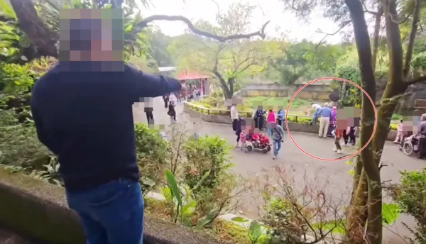 ▲▼台北動物園斑點鬣狗再被騷擾 正義男挺身喝斥獲讚聲。（圖／翻攝自threads）