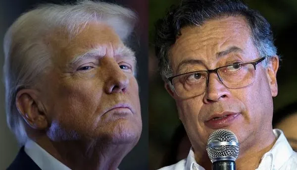 ▲▼美國總統川普,哥倫比亞總統裴卓（Gustavo Petro）。（組圖／路透）