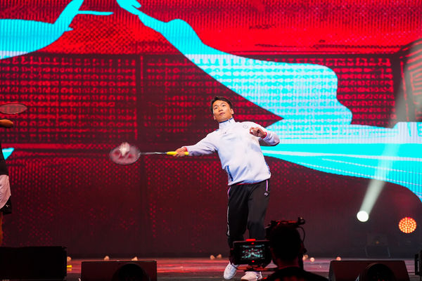 ▲李洋現身答謝球迷。（圖／文總提供）