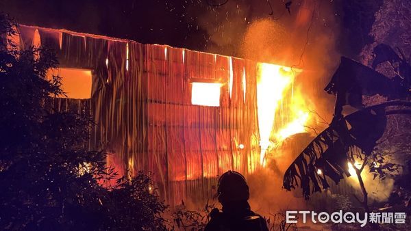 ▲▼台南關廟火警。（圖／記者林東良翻攝）