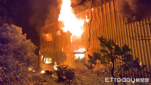 ▲▼台南關廟火警。（圖／記者林東良翻攝）