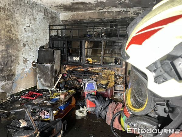 ▲▼         彰化秀水鄉民主街火警    。（圖／記者唐詠絮翻攝）