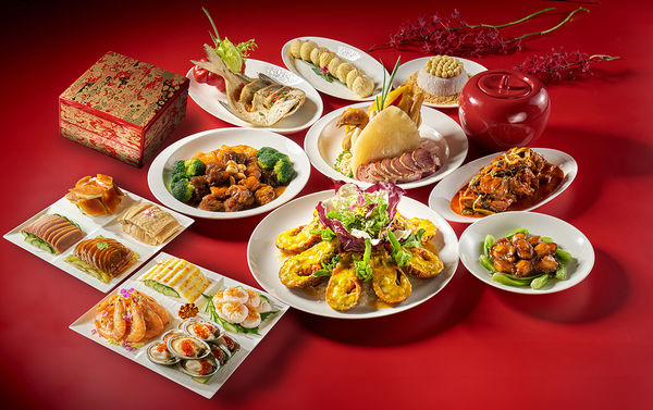 ▲台北福華江南春的年菜套組。（圖／福華提供）