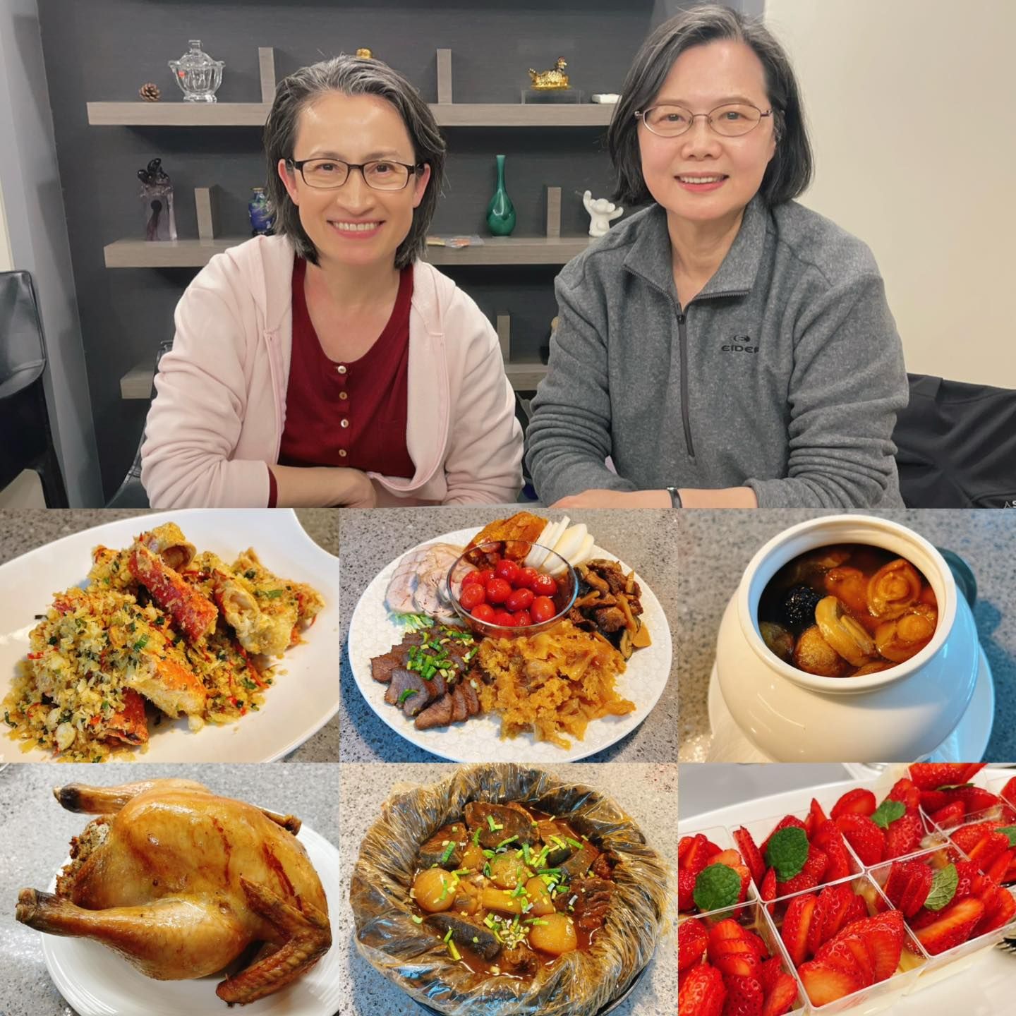 ▲▼蔡英文同框蕭美琴。（圖／取自蔡英文臉書）