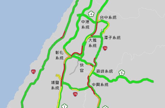 ▲▼塞車。（圖／高公局） 
