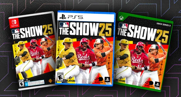 ▲▼ 史金恩茲（Paul Skenes）、韓德森（Gunnar Henderson）和克魯茲（Elly De La Cruz）一同登上《MLB The Show 25》封面。            。（圖／截自MLB）