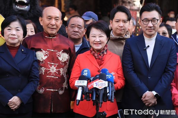 ▲盧秀燕拜年。（圖／市府提供）