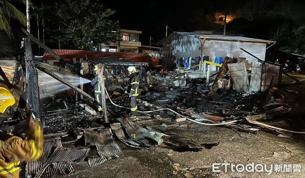 ▲▼             台東縣海端鄉發生惡火，一對兄弟不幸死亡。（圖／記者楊漢聲翻攝，下同）