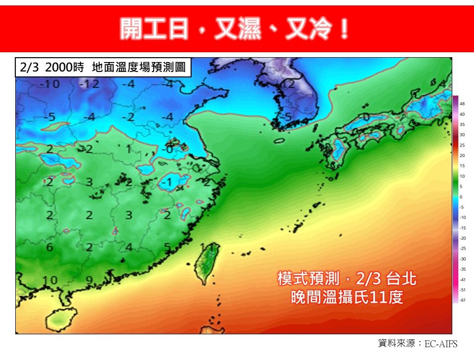 ▲▼林得恩：「開工日，又濕、又冷！」（圖／記者葉國吏攝）