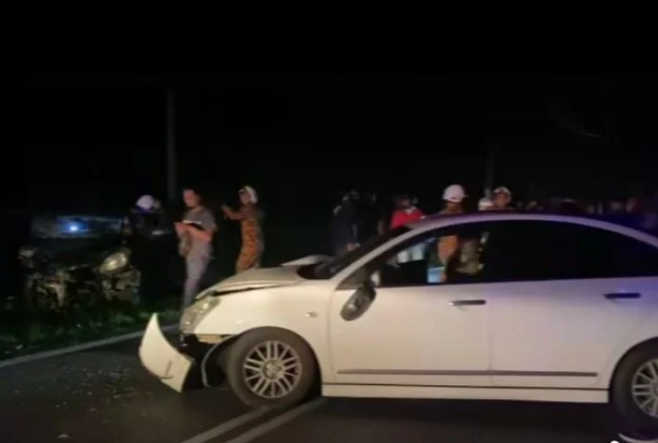 ▲▼台女駕車「失控逆向」撞死人！　衝入對向車道1死3傷。（圖／翻攝中國報）