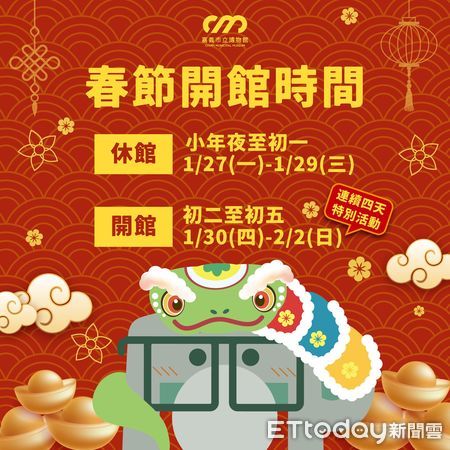 ▲▼   嘉義市博物館新春活動  。（圖／嘉義市政府提供）