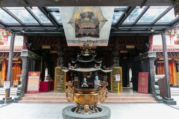 北港武德宮可求財寶箱超特殊。（翻攝雲林縣政府官網）