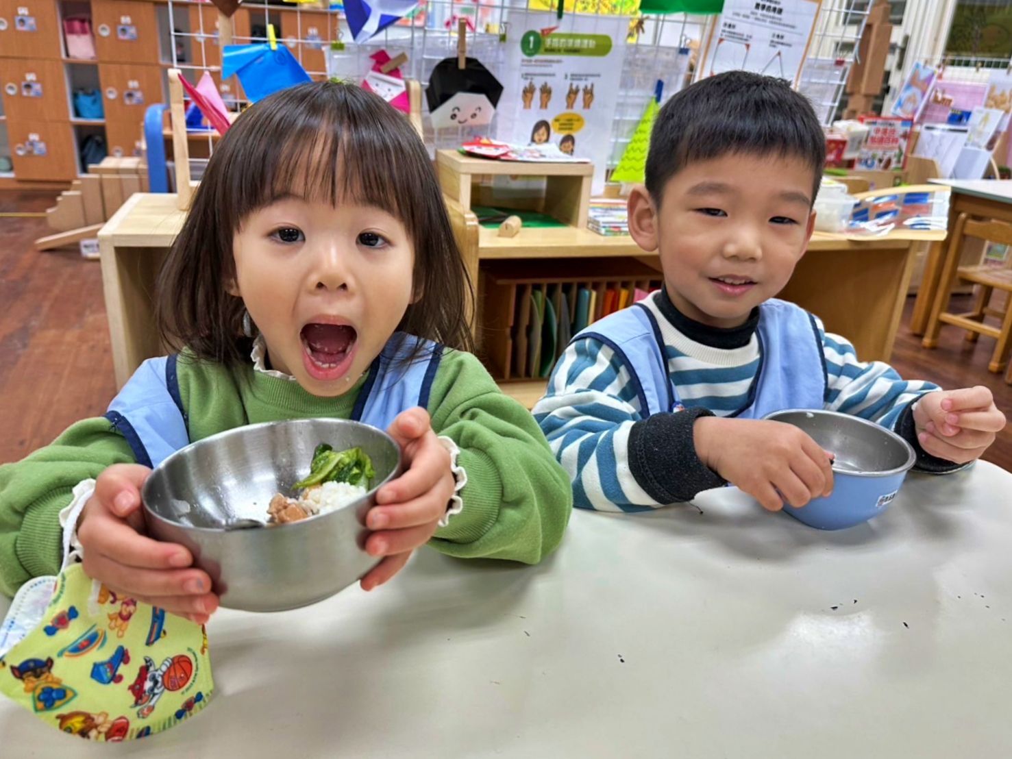 ▲基隆幼兒園餐費補助每日增23元 營養師進駐把關孩童健康。（圖／基隆市教育處提供）