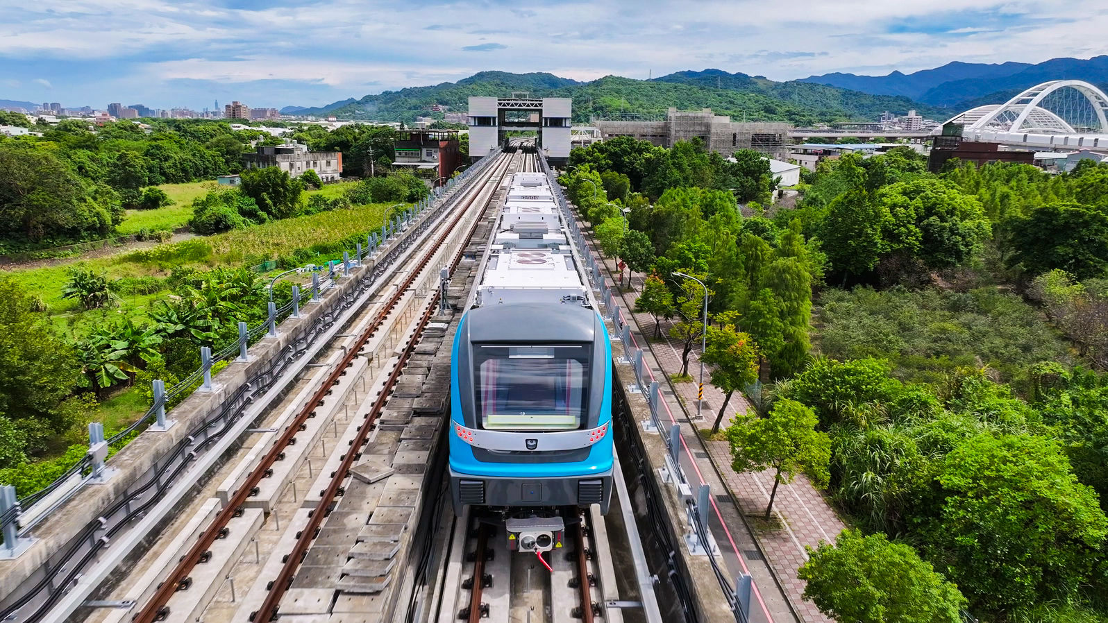 ▲三鶯線拚今年底完工。（圖／新北市捷運工程局提供）