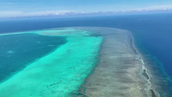 ▲▼黃岩島海域。（圖／翻攝自澎湃新聞）