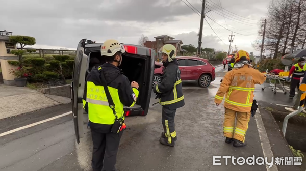 ▲▼宜蘭礁溪大年初四出車禍。（圖／記者黃彥傑翻攝）