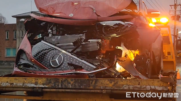 ▲▼宜蘭礁溪大年初四出車禍。（圖／記者黃彥傑翻攝）