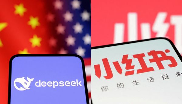 ▲▼美國,中國,DeepSeek,小紅書,RedNote,AI。（組圖／路透）